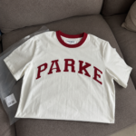 Parke - Women's high-quality embroidered design top loose short sleeved t-shirt photo review