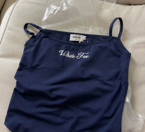 Click to view full screen Whitefox women's sports and leisure camisole design vest photo review