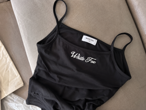Click to view full screen Whitefox women's sports and leisure camisole design vest photo review