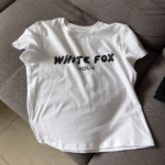White Fox women's slim fit round neck T-shirt short sleeved photo review