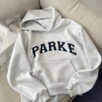 Parke hooded sweatshirt versatile loose women's top photo review