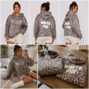 Leopard Print Oversized Hoodie – Cozy Streetwear Must-Have for Women