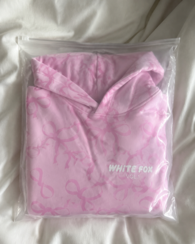 Pink Bow Oversized Hoodie photo review